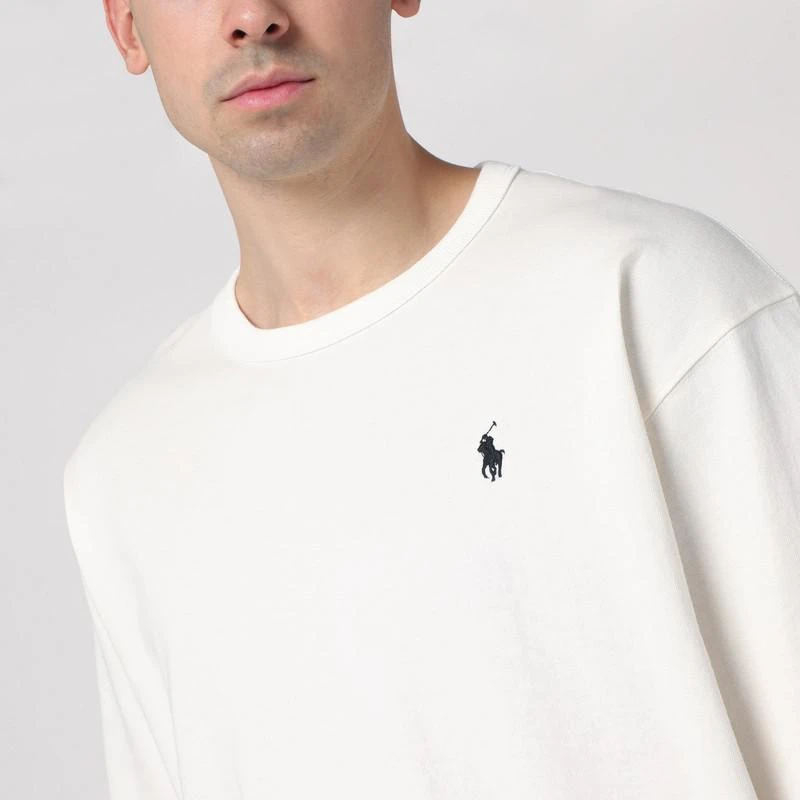 Ralph Lauren White Relaxed-Fit T-shirt with logo 4