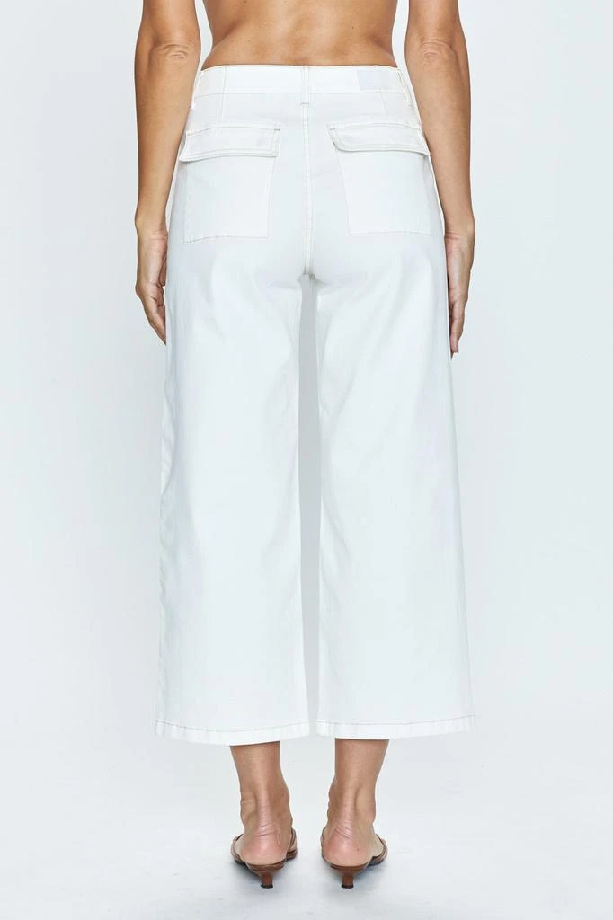 Pistola Denim Sophia Wide Leg Pant - Le Blanc 4