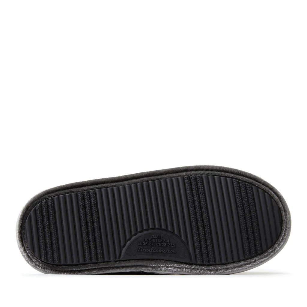 Dear Foams Women's Sara Shiny Velour Bootie Slippers 2