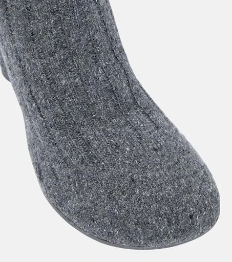 Bottega Veneta Wool-blend knee-high sock boots 6
