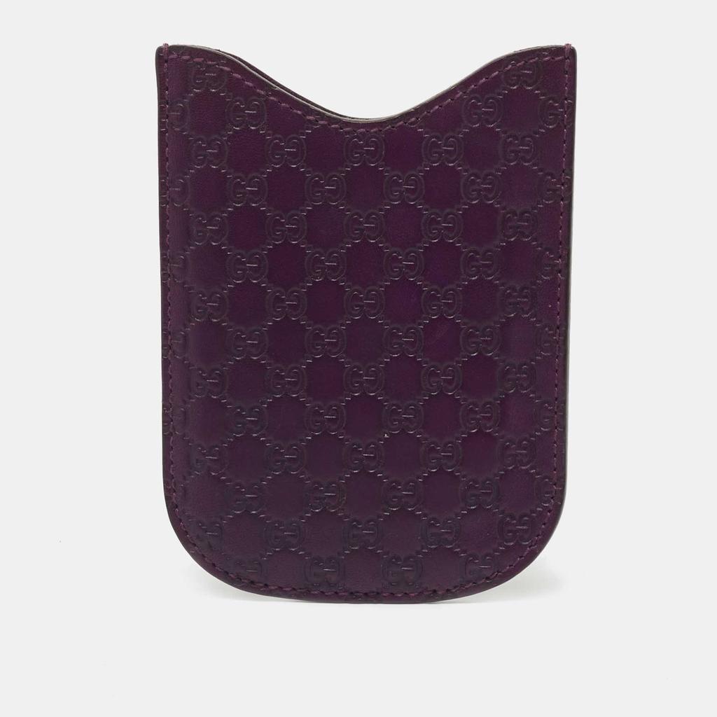 GUCCI GGパターン ケース パープル Gucci Purple Microguccissima Leather Blackberry Phone Case – On