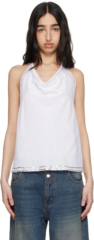 Gimaguas White Cala Halter Top 1