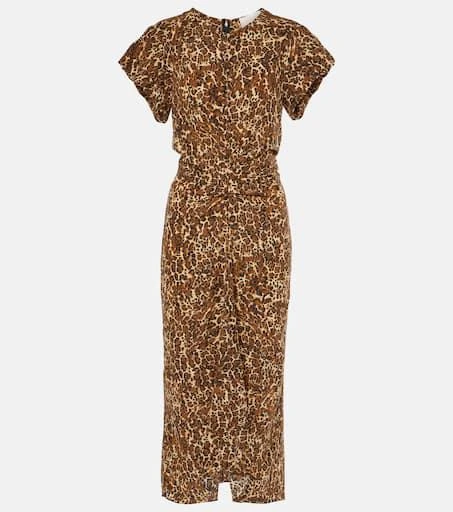 Isabel Marant Teremagd leopard-print silk-blend midi dress 1