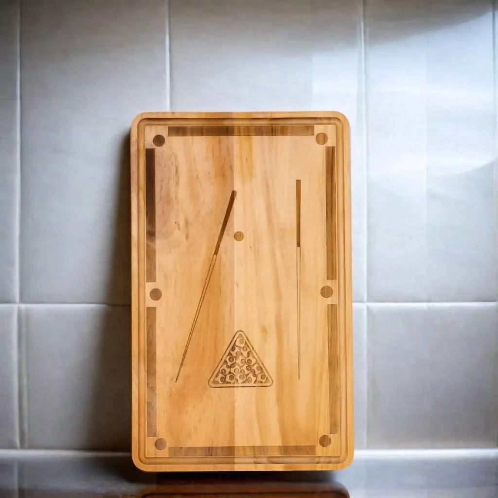 Creative Gifts International Creative Gifts International - Pool Table Wood Board - 18" x 11" 4