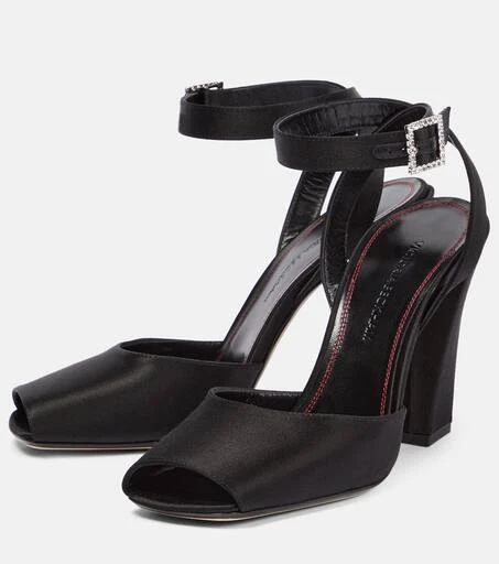 Victoria Beckham Eliza satin sandals 5