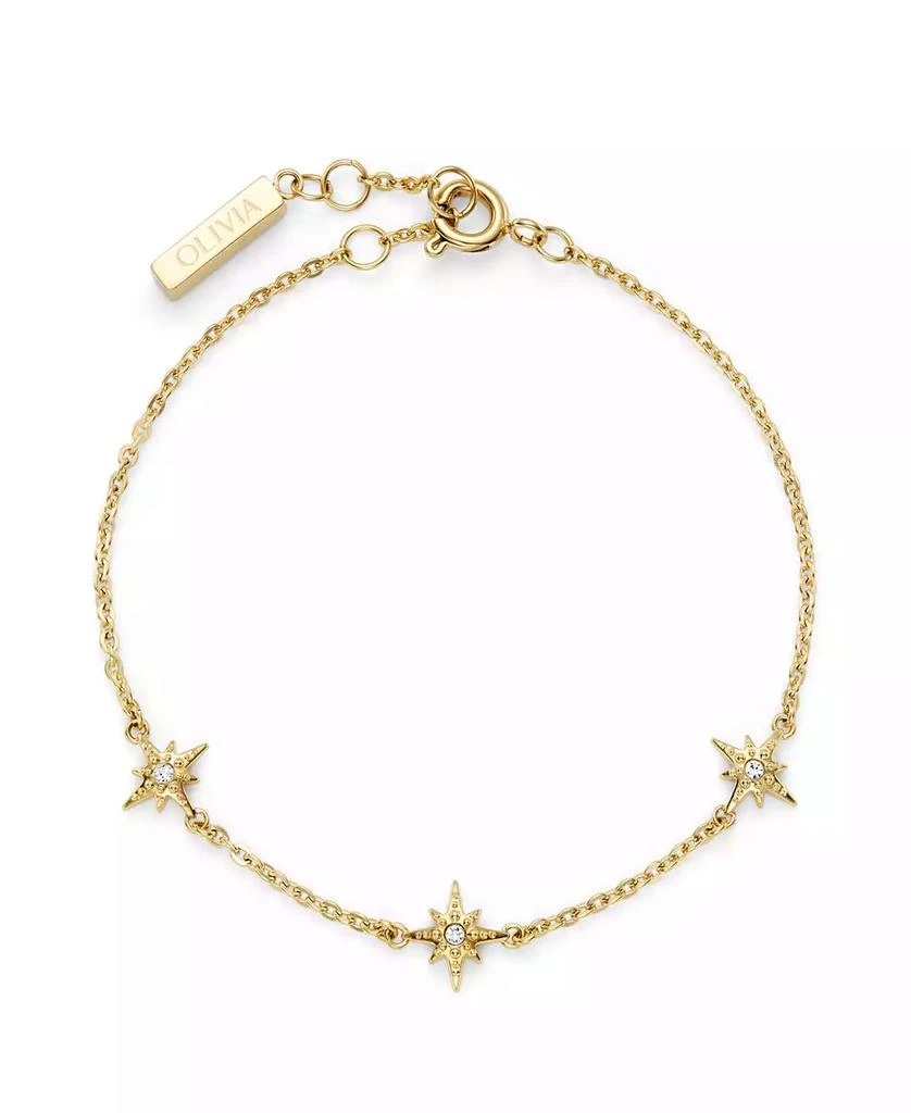 Olivia Burton Women's Ever Stacked North Star Gold Tone Stainless Steel Bracelet 1