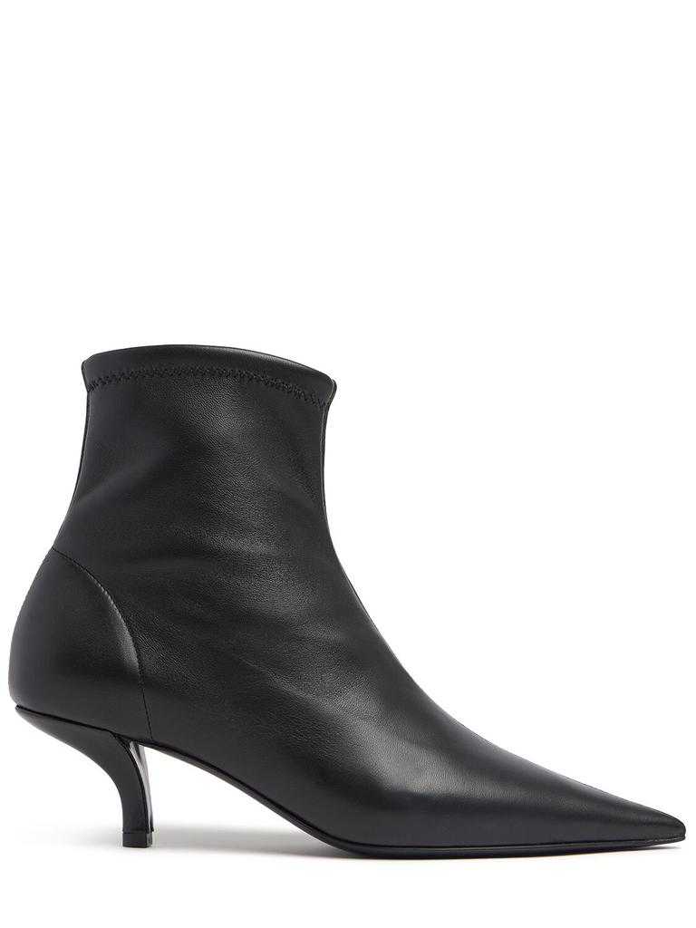 Totême 55mm The Heeled Sock Leather Boots