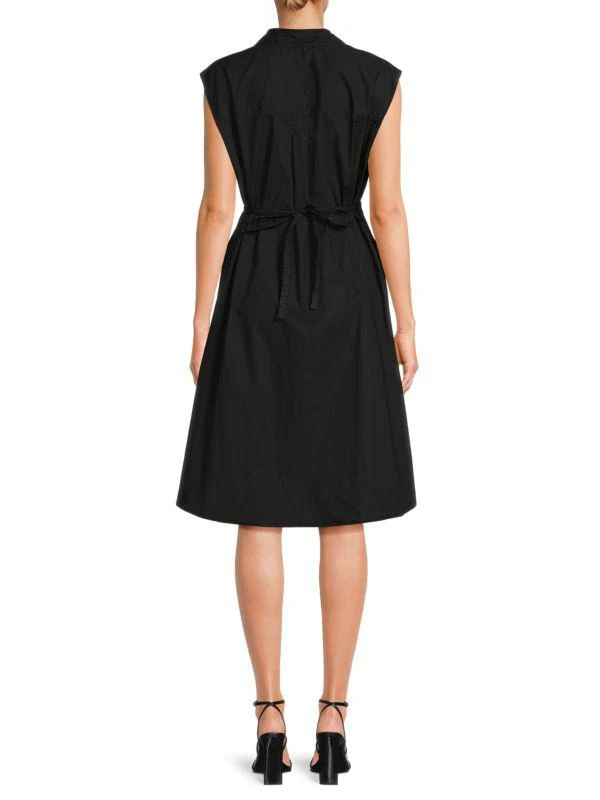 French Connection Rhodes Solid A-Line Dress 2