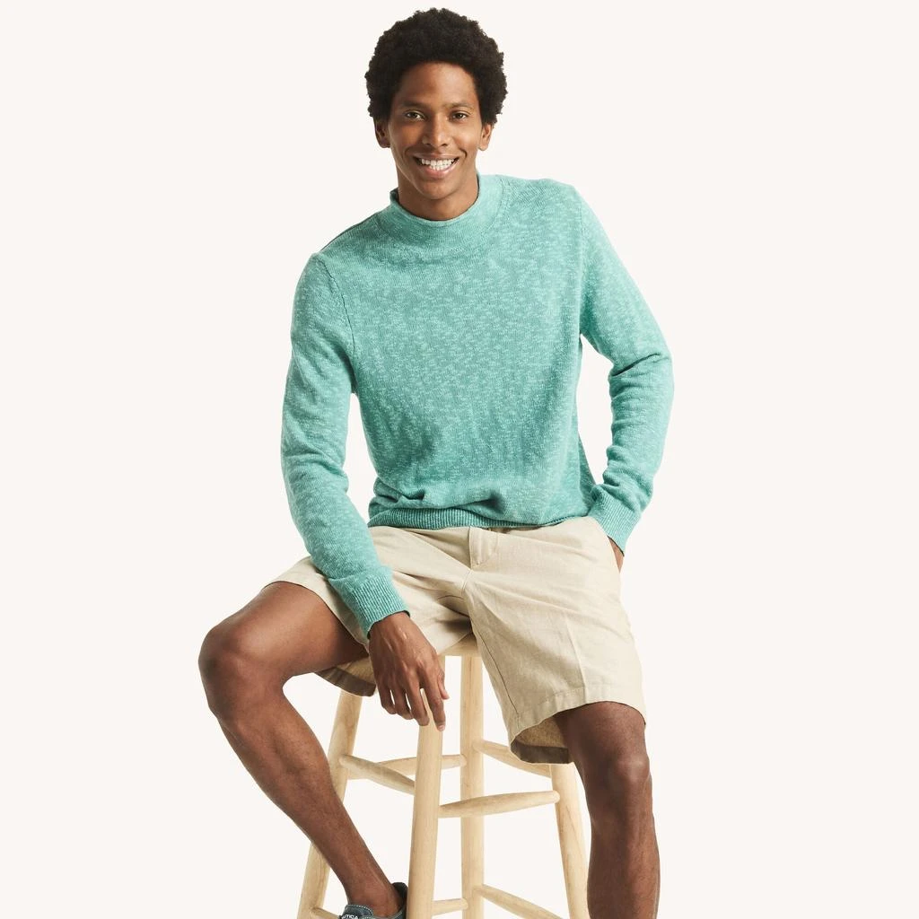 Nautica Mens Linen Crewneck Sweater 2