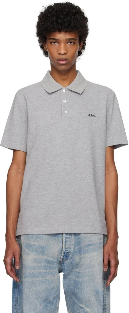 A.P.C. Gray Standard Polo 1