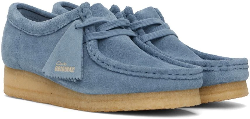 Clarks Blue Wallabee Derbys 4
