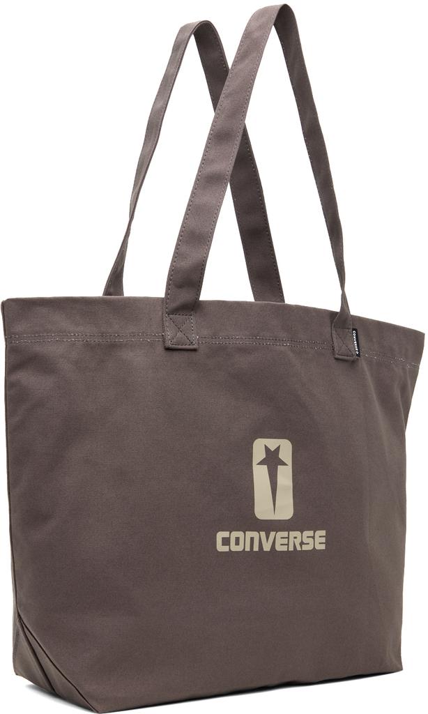 Rick Owens Gray Converse Edition Logo Tote
