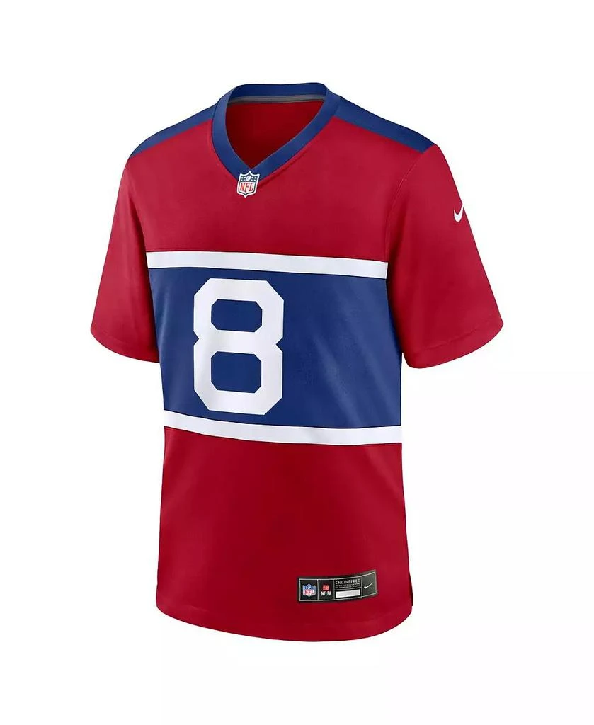 NIKE Men's Daniel Jones Century Red New York Giants Alternate Player Game Jersey 2