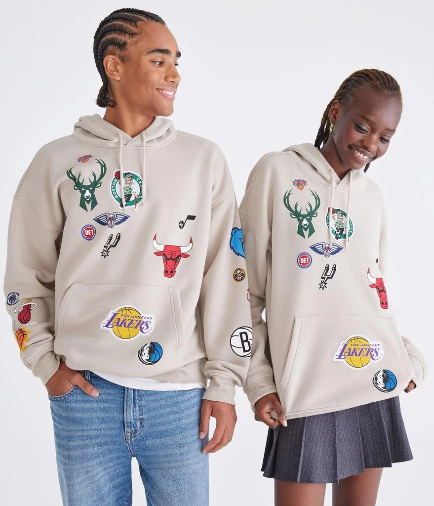 Aeropostale Nba Team Logos Pullover Hoodie 1