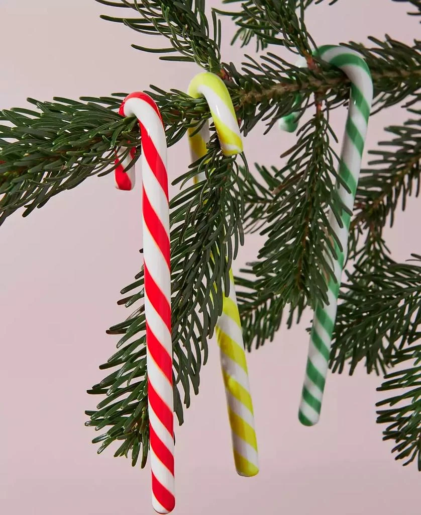 Kosta Boda Polka Candy Cane Holiday Décor, Set of 3 4