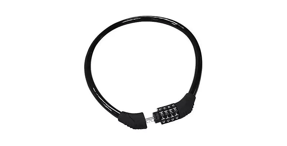 BATFOX Bike Lock with 4-Digit Adjustable Combination Cable , 2Ft x 1/2 Inch 5