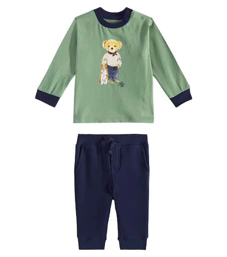 Ralph Lauren Baby Polo Bear sweatshirt and sweatpants set 1