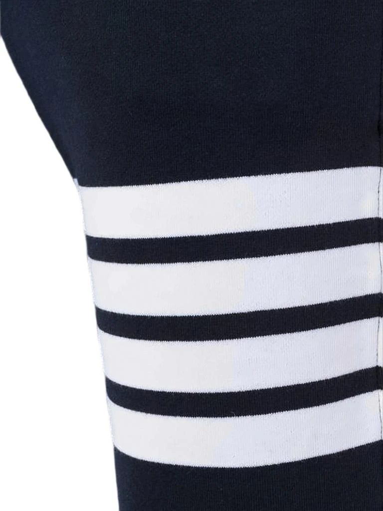 Thom Browne Black Jogger Pants with Distinctive Stripe Detail 5