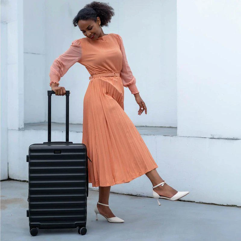 ELLE Excursion 3 Piece Expandable Chic Luggage Set 2