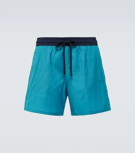 Vilebrequin x The Woolmark Company Magnus wool swim trunks 1