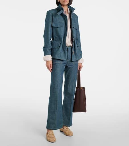 Loro Piana Traveller Mini denim field jacket 2