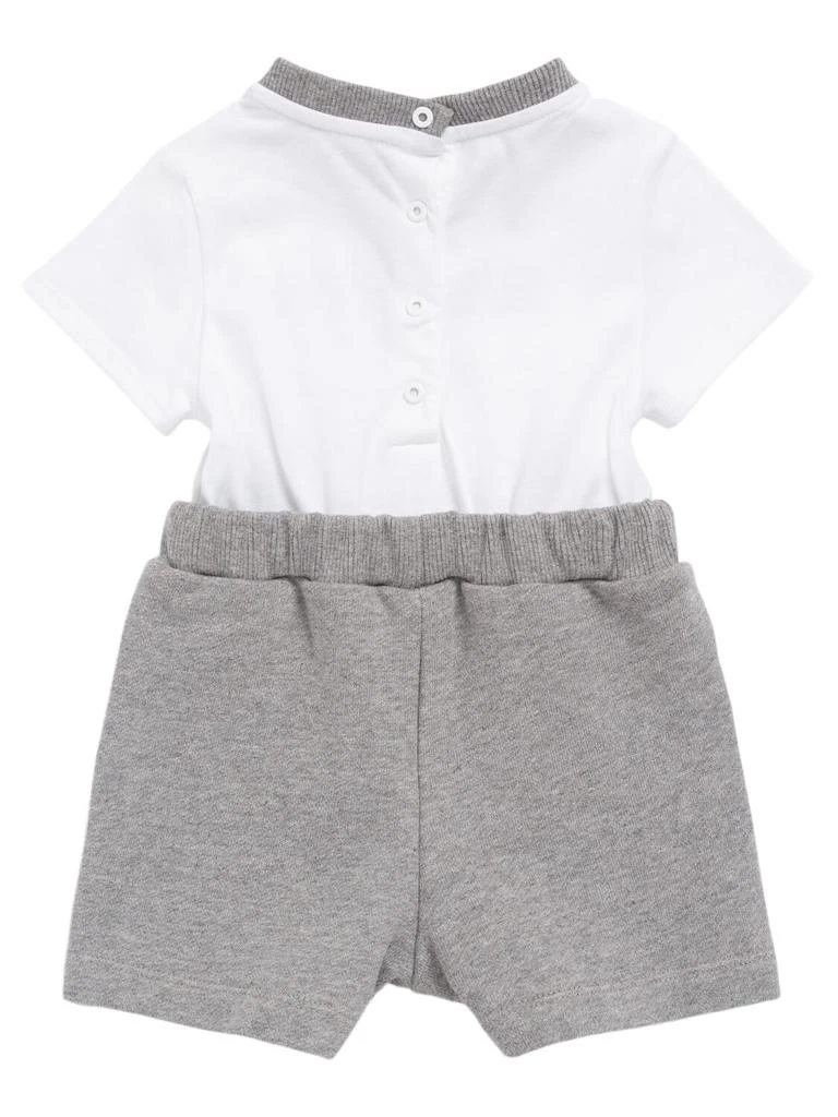 Balmain Printed Cotton Jersey Romper 2