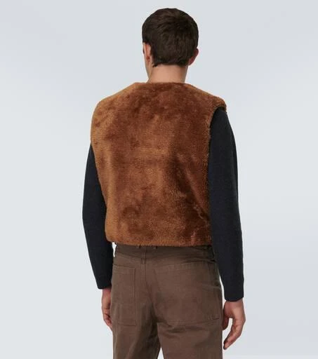 Entire Studios Cropped faux fur vest 4