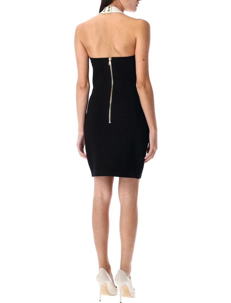 Balmain Balmain Halterneck Knitted Mini Dress 2