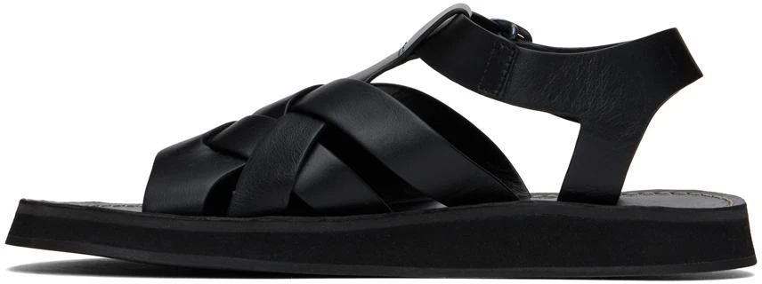 Hereu SSENSE Exclusive Black Beltra Fisherman Sandals 3