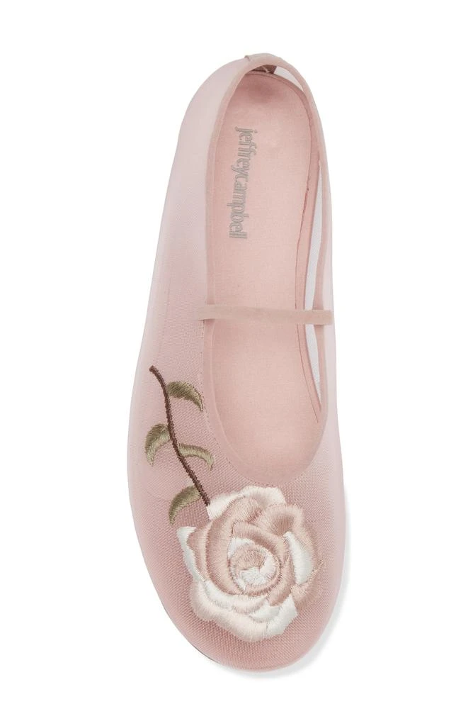 Jeffrey Campbell Swan Flower Mary Jane Flat 5