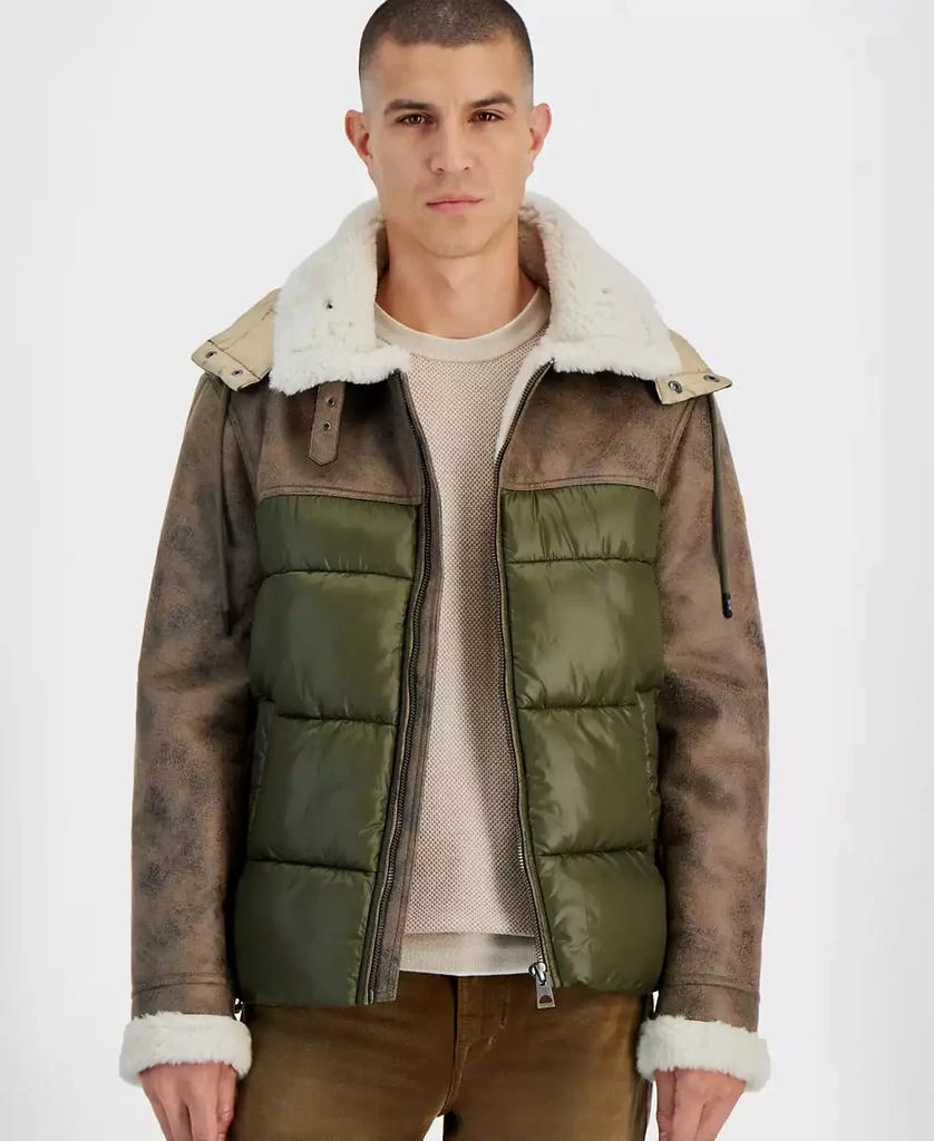 GUESS Men's Hooded Puffer Jacket 1