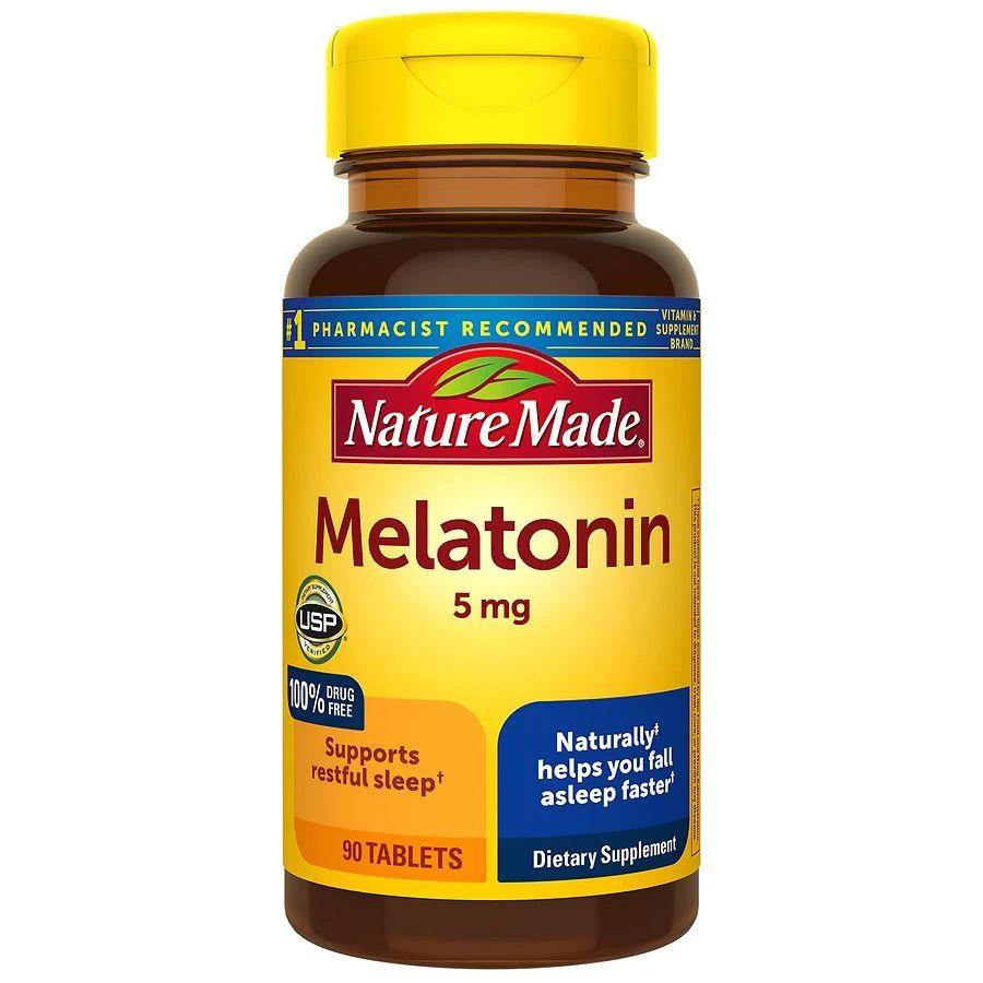 Nature Made Melatonin 5 mg Tablets 1