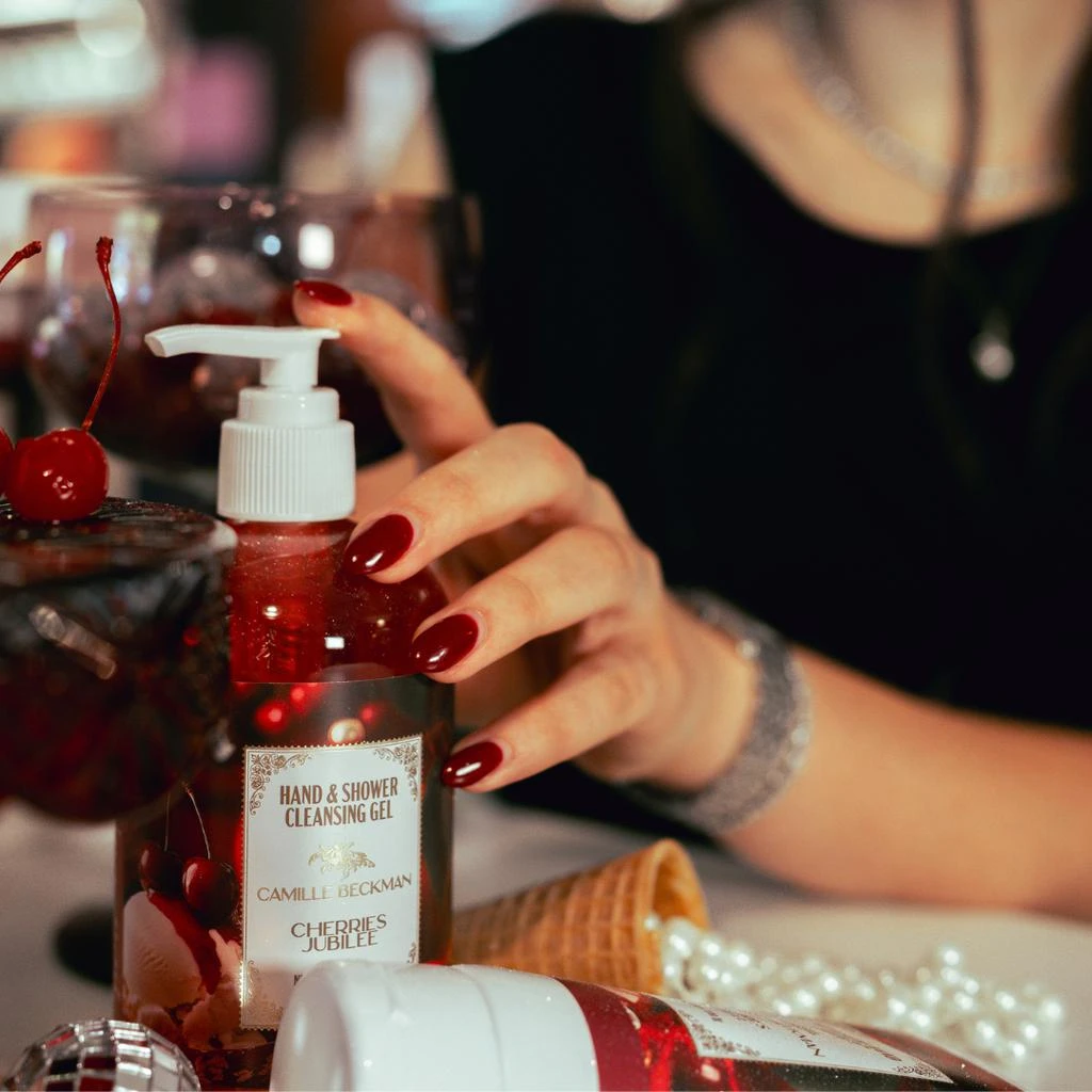 Camille Beckman Hand
Shower Cleansing Gel 13oz Cherries Jubilee 4