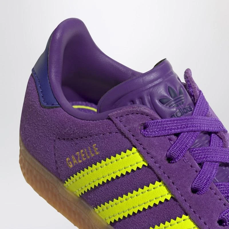 Adidas Gazelle Active Purple/Solar Yellow Sneaker with elasticated laces 5