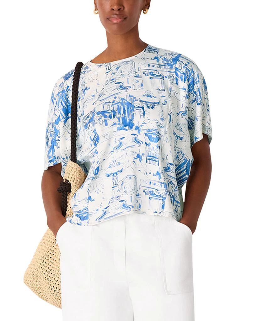 Whistles Rome Print Blouse 1