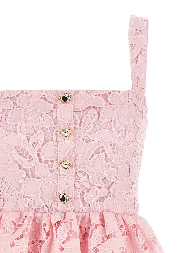 Self-Portrait 'Pink Lace Peplum Midi' Dress  On Sale Now with Up to 54%  Off | Discover Exclusive Deals & Savings at BeyondStyle  Authentic Self  Portrait self-portrait-pink-lace-peplum-midi-dress|clothe|women|dress with  Limited-Time Discounts, Free