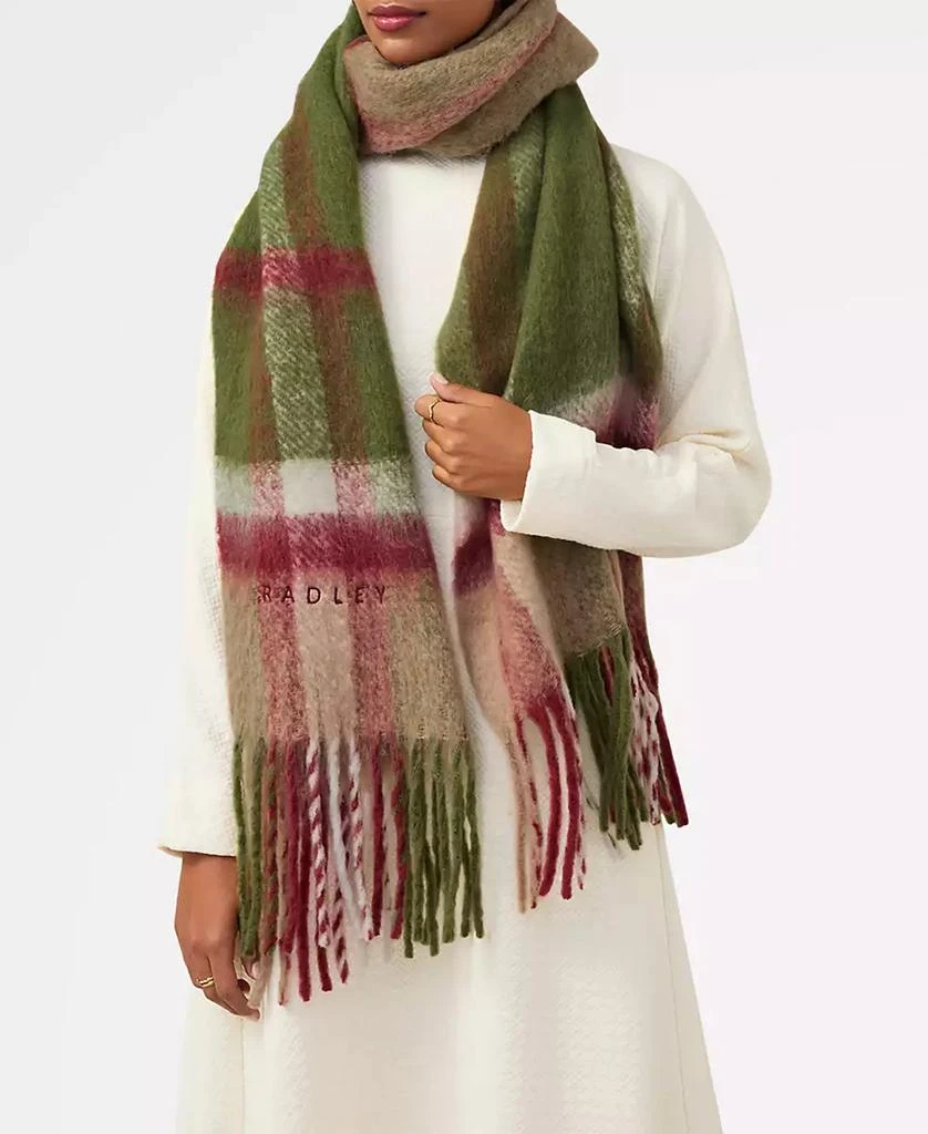 Radley Fluffy Check Scarf 1