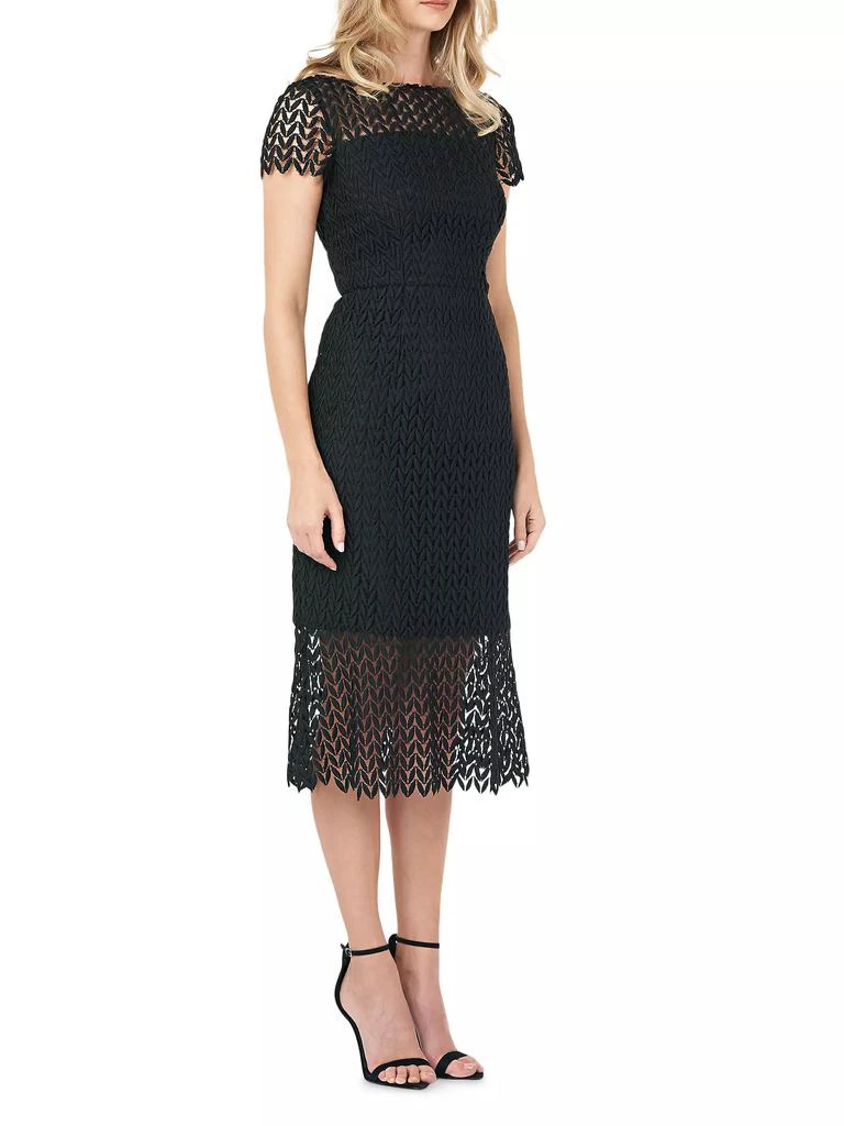 Kay Unger Tatum Lace Sheath Dress 4