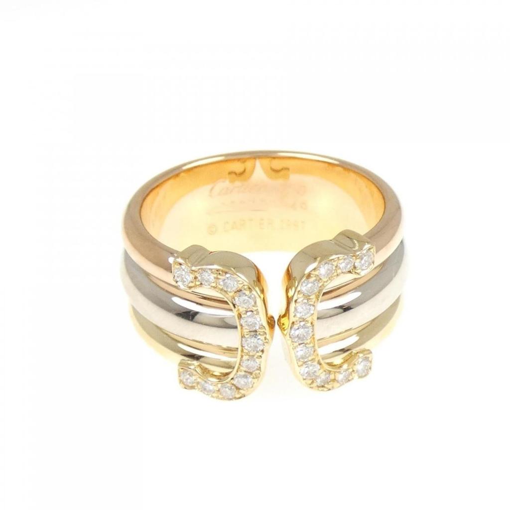 Cartier pink gold (18K) gold (18K) yellow gold (18K) Band Ring (Pre-Owned)