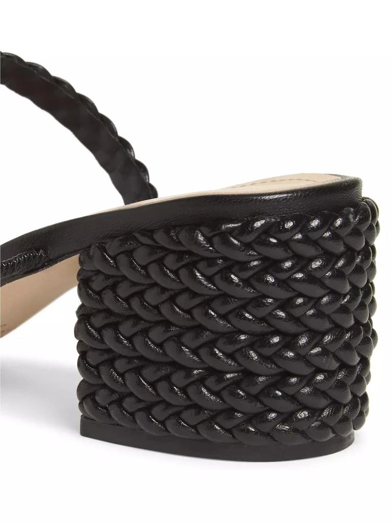 Saks Fifth Avenue Strappy 60MM Leather Sandals 5