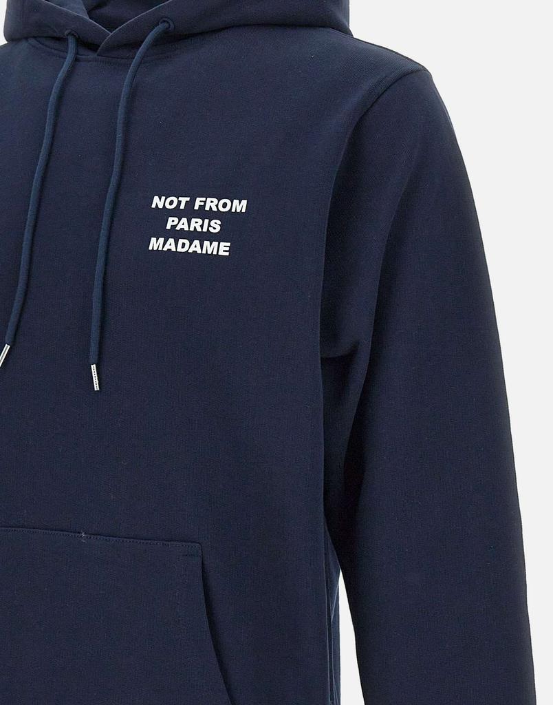 Drôle de Monsieur ‘ Le Hoodie Slogan’ cotton sweatshirt