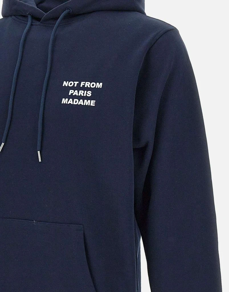 Drôle de Monsieur ‘ Le Hoodie Slogan’ cotton sweatshirt 2