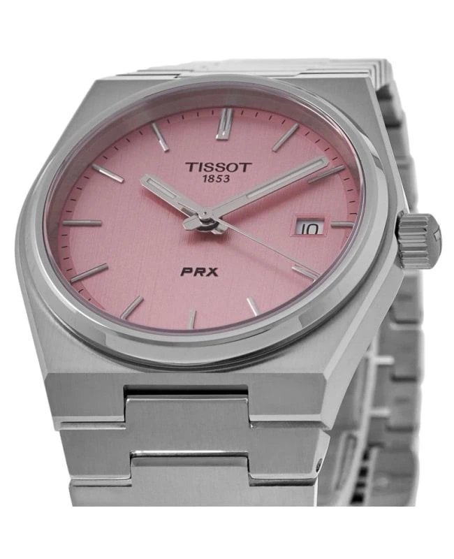 Tissot Tissot PRX 35mm Pink Dial Stainless Steel Women's Watch T137.210.11.331.00 2
