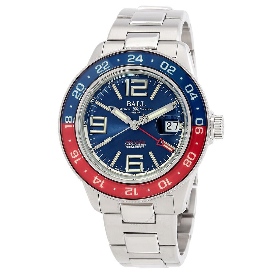 BALL Watch Limited Edition Engineer III Maverick Automatic Blue Dial Pepsi Bezel Men's Watch DG3028C-S1CJ-BE