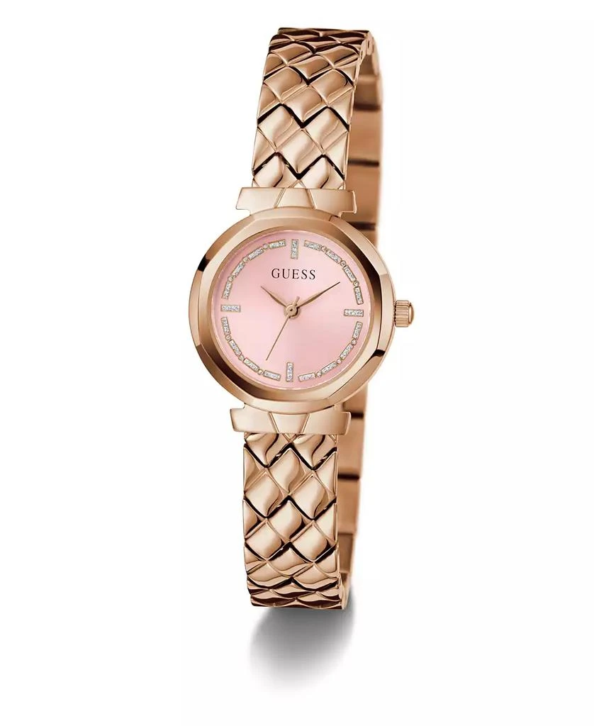 GUESS Women's Analog Rose Gold Tone Steel Watch, 26mm 6