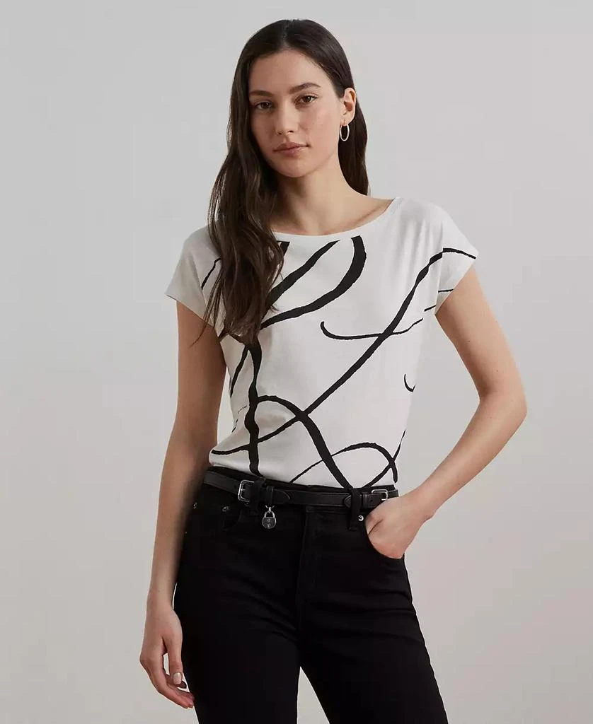Ralph Lauren Logo-Print Short-Sleeve Top 1