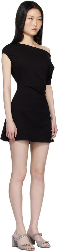 Frankies Bikinis Black Roslyn Off Shoulder Minidress 2