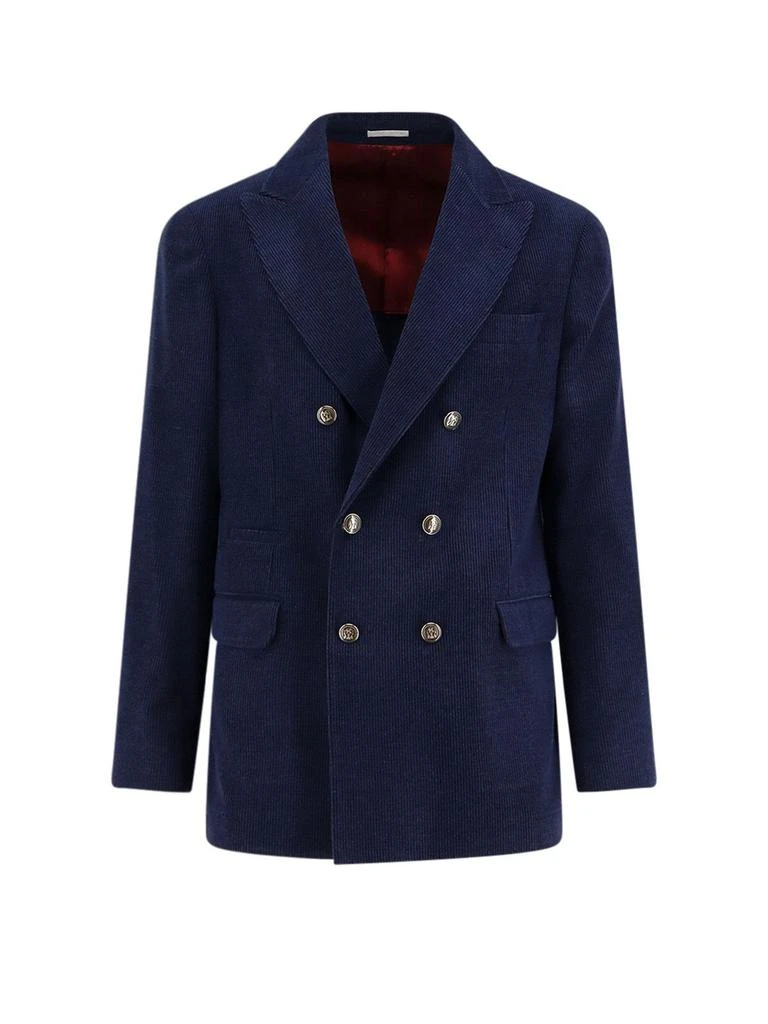 Brunello Cucinelli Collared Button-Up Jacket