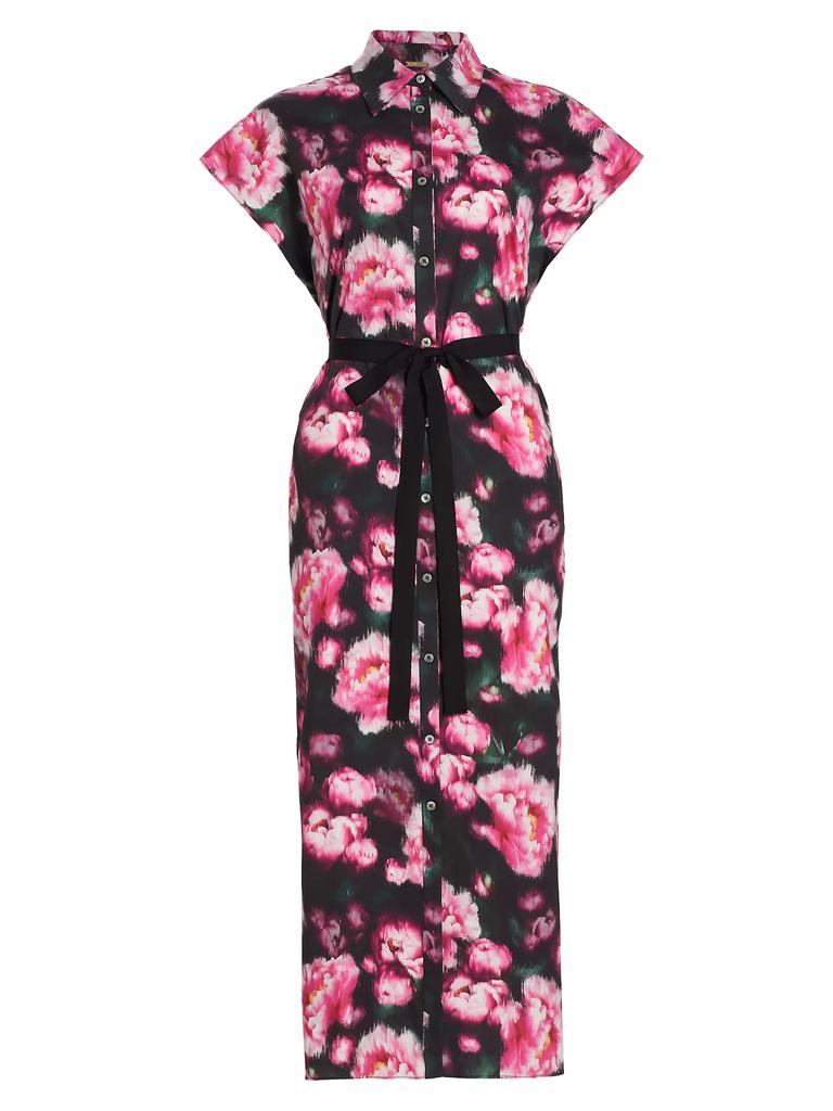 Adam Lippes Floral Poplin Shirtdress