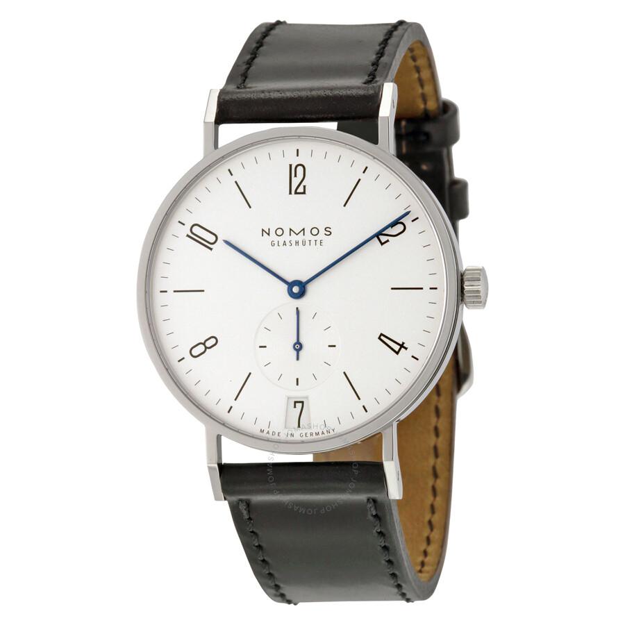Nomos Glashutte Tangente 38 Datum Leather Men's Watch 130